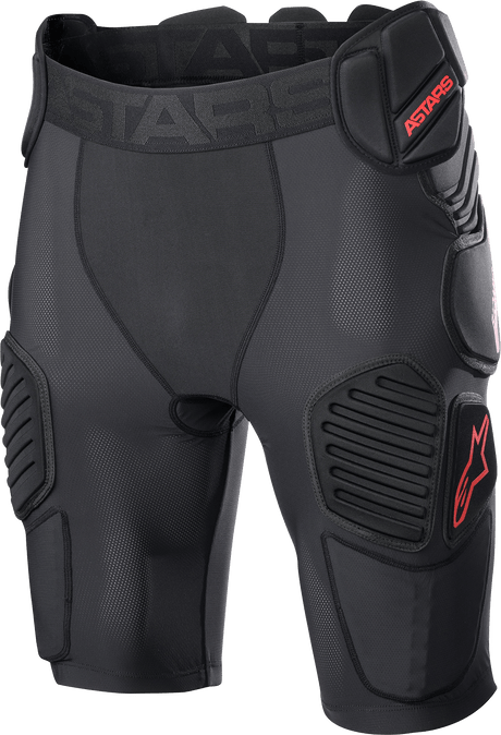 ALPINESTARS Bionic Pro Protection Shorts - Black/Red - Large 6507523-13-L - Electrek Moto