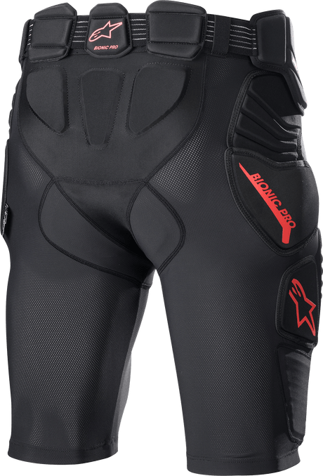 ALPINESTARS Bionic Pro Protection Shorts - Black/Red - XL 6507523-13-XL - Electrek Moto