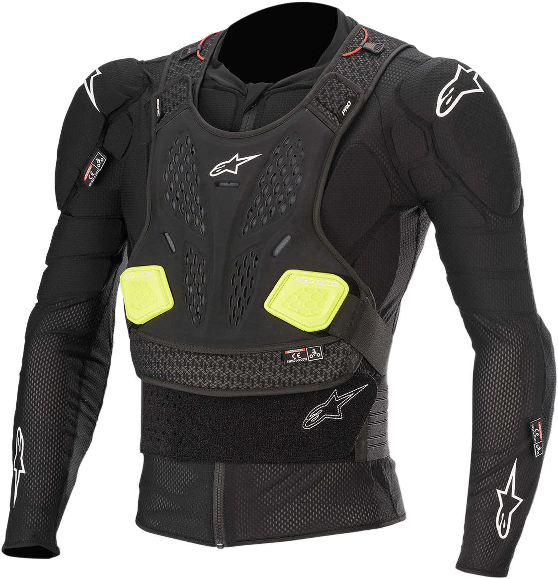 ALPINESTARS Bionic Pro v2 Jacket - Black/Yellow - 2XL 6506620-155-2X - Electrek Moto