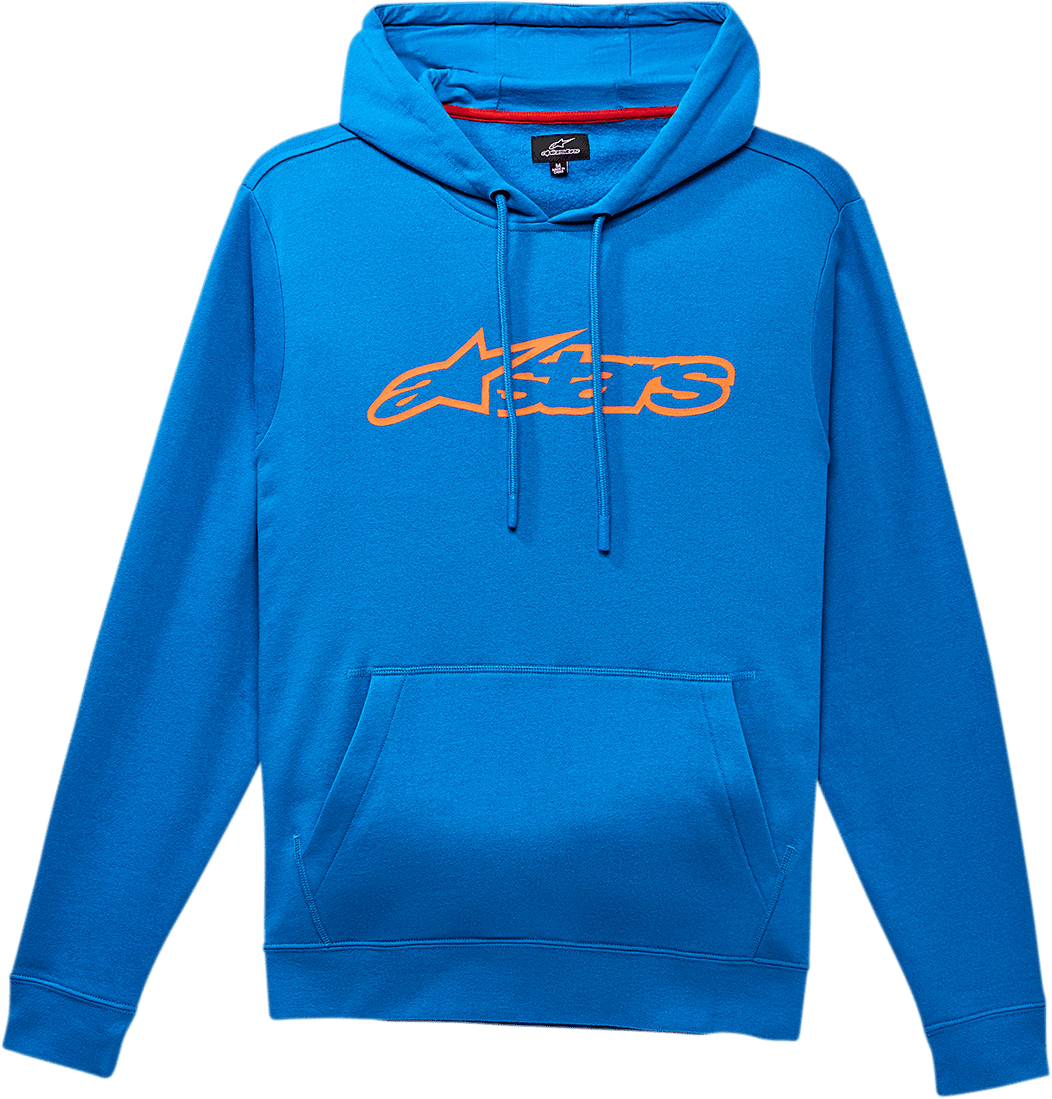 ALPINESTARS Blaze Hoodie - Bright Blue/Orange - Large 1037531137065L - Electrek Moto