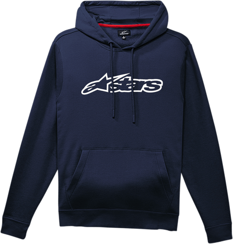 ALPINESTARS Blaze Hoodie - Navy/White - Large 1037531137020L - Electrek Moto