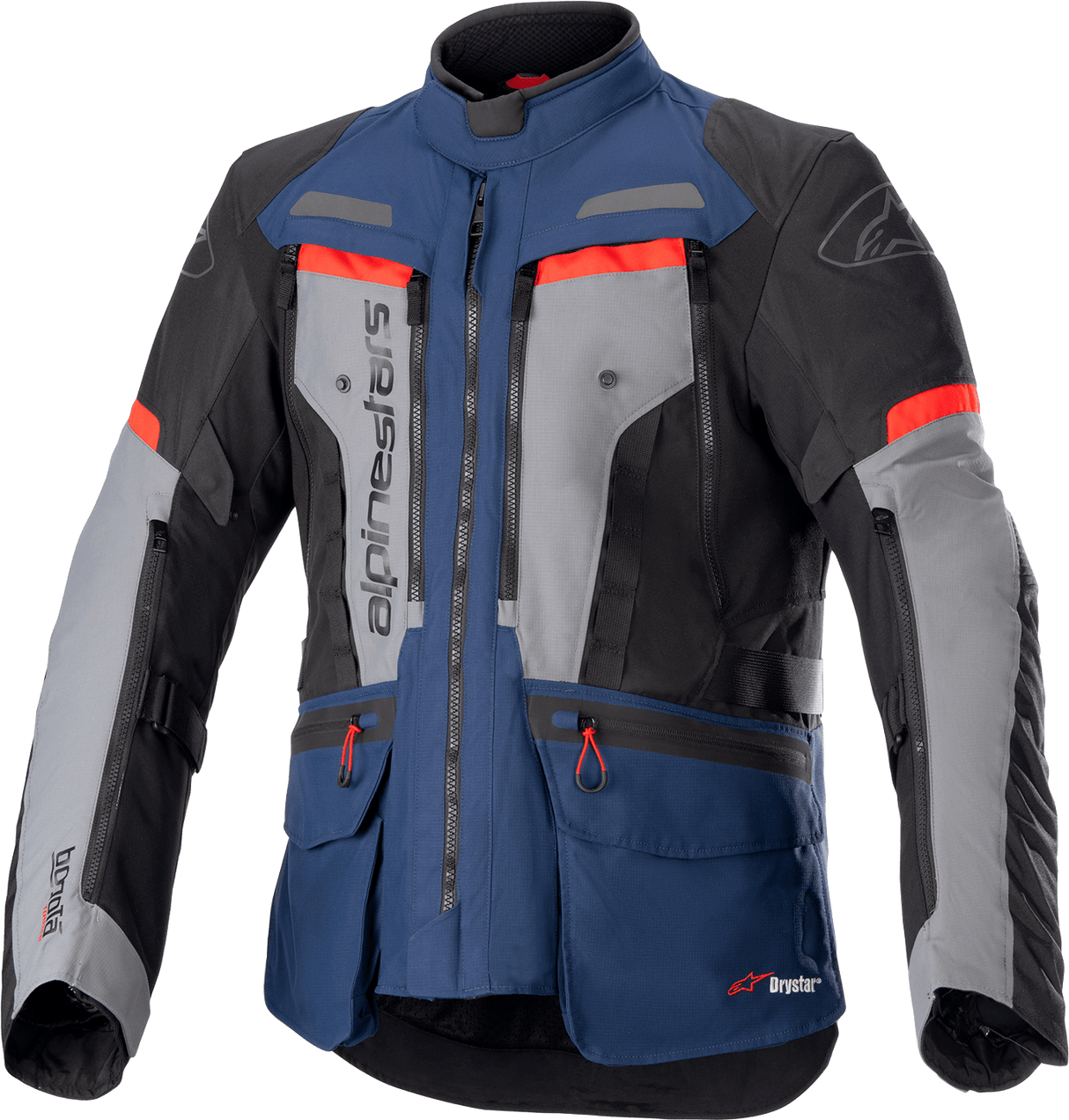 ALPINESTARS Bogota Pro Drystar Jacket - Black/Blue/Red - Medium 3207023-7093-M - Electrek Moto
