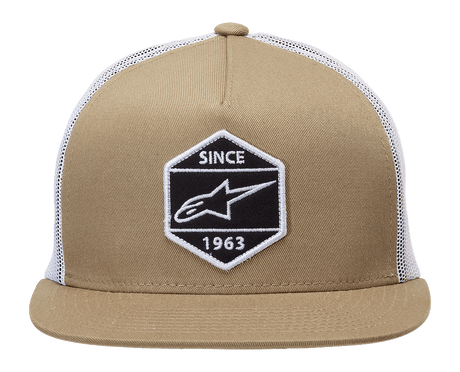 ALPINESTARS Bolt Trucker Hat - Sand/White - One Size 1213810142320OS - Electrek Moto