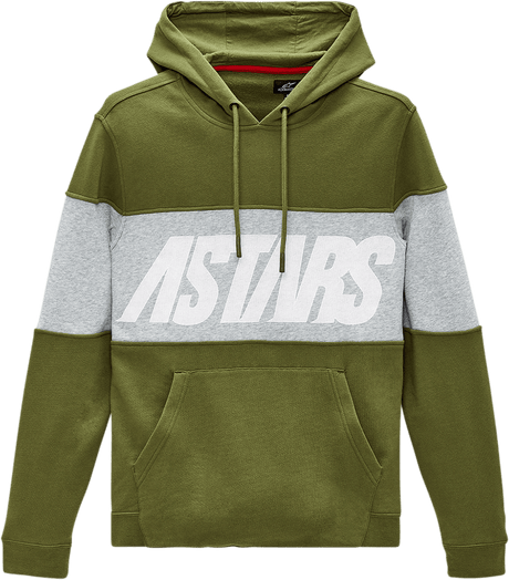 ALPINESTARS Border Hoodie - Olive - Medium 12115121067M - Electrek Moto
