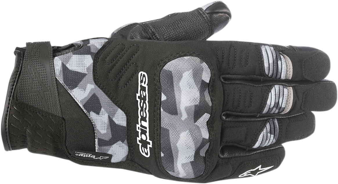 ALPINESTARS C-30 Drystar? Gloves - Black/Camo - 2XL 3528918-990-2X - Electrek Moto