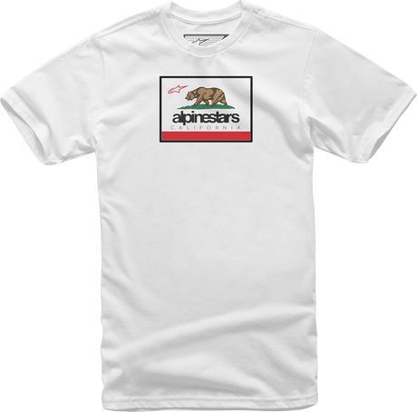 ALPINESTARS Cali 2.0 T-Shirt - White - 2XL 121272070202X - Electrek Moto