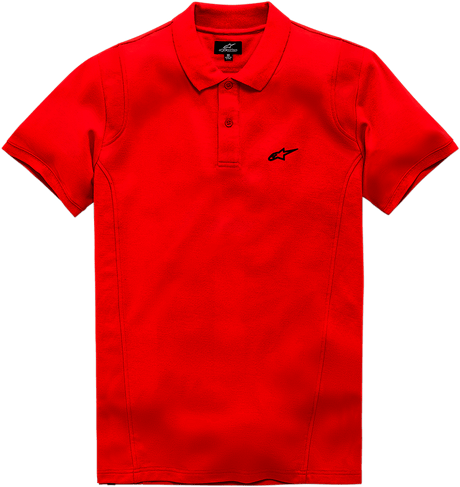 ALPINESTARS Capital Polo T-Shirt - Red - XL 1038-41000-30XL - Electrek Moto