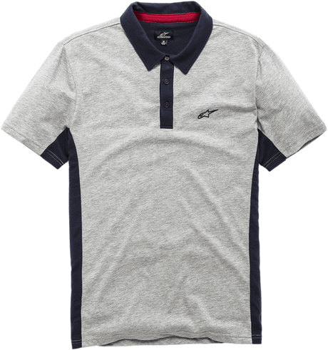 ALPINESTARS Champion Polo Shirt - Gray/Navy - XL 1210415001171XL - Electrek Moto