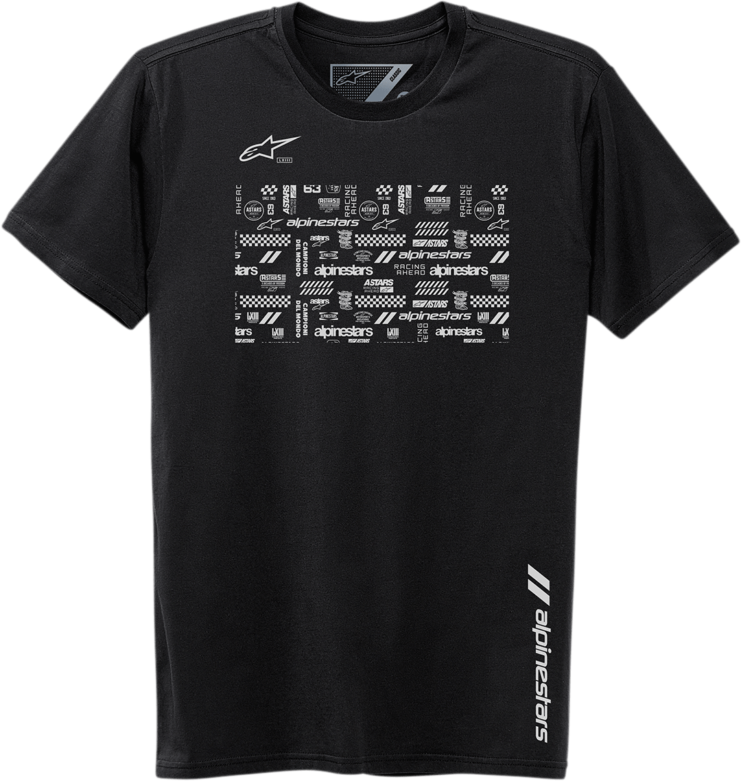 ALPINESTARS Chaotic T-Shirt - Black - 2XL 123072109102X - Electrek Moto