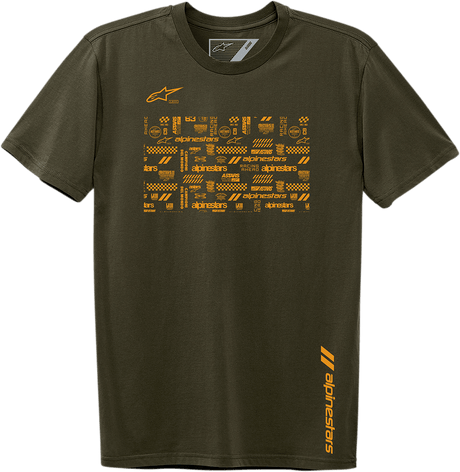 ALPINESTARS Chaotic T-Shirt - Military - Medium 123072109690M - Electrek Moto