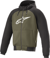 ALPINESTARS Chrome Hoodie - Black/Green - XL 4200918-1681-XL - Electrek Moto