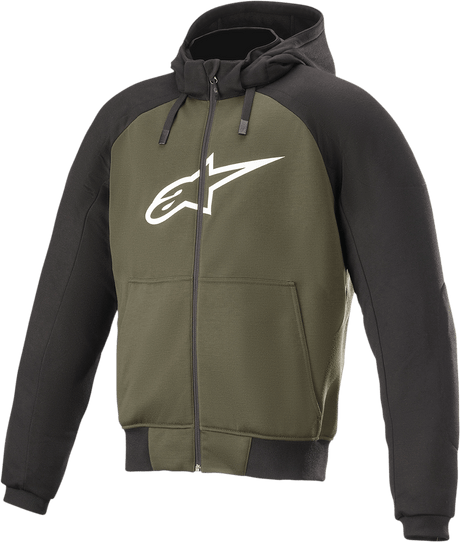 ALPINESTARS Chrome Hoodie - Black/Green - XL 4200918-1681-XL - Electrek Moto