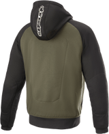 ALPINESTARS Chrome Hoodie - Black/Green - XL 4200918-1681-XL - Electrek Moto