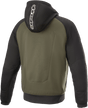 ALPINESTARS Chrome Hoodie - Black/Green - XL 4200918-1681-XL - Electrek Moto