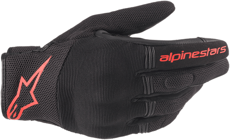 ALPINESTARS Copper Gloves - Black/Red - 2XL 3568420 - 1030 - 2X - Electrek Moto