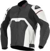 ALPINESTARS Core Airflow Leather Jacket - Black/White - US 42 / EU 52 3101416 - 12 - 52 - Electrek Moto