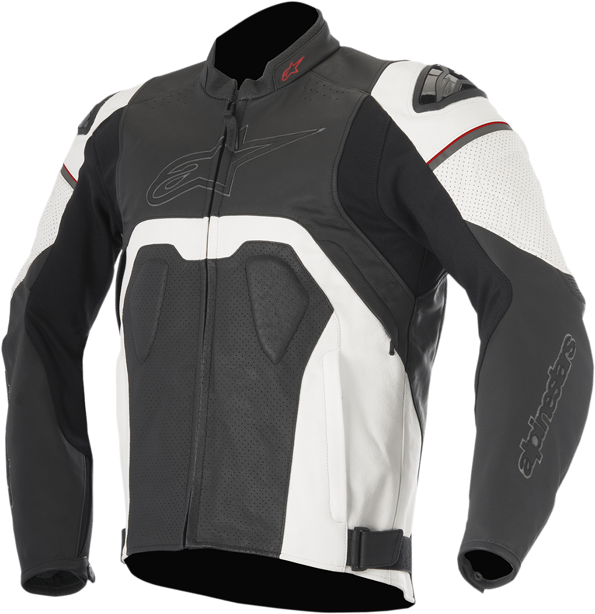 ALPINESTARS Core Airflow Leather Jacket - Black/White - US 42 / EU 52 3101416 - 12 - 52 - Electrek Moto