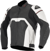 ALPINESTARS Core Airflow Leather Jacket - Black/White - US 44 / EU 54 3101416 - 12 - 54 - Electrek Moto