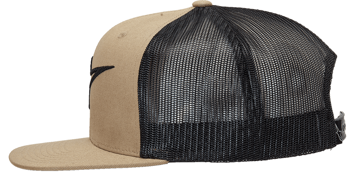 ALPINESTARS Corp Trucker Hat - Sand/Black - One Size 1025810032310OS - Electrek Moto