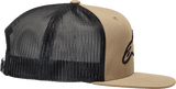 ALPINESTARS Corp Trucker Hat - Sand/Black - One Size 1025810032310OS - Electrek Moto