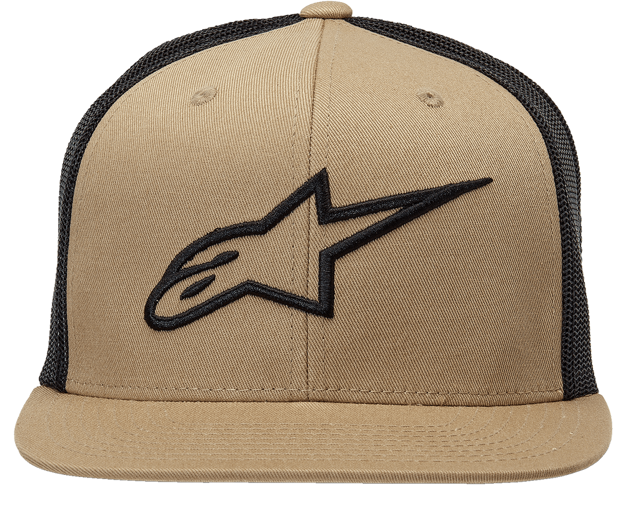 ALPINESTARS Corp Trucker Hat - Sand/Black - One Size 1025810032310OS - Electrek Moto