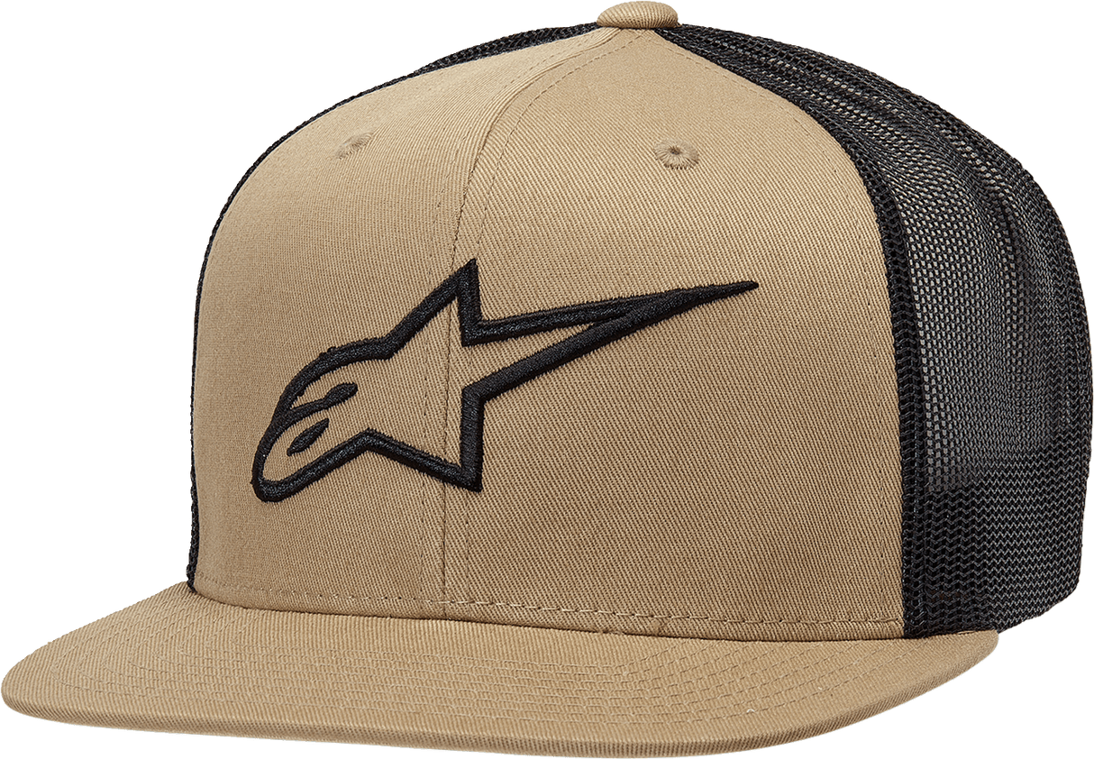 ALPINESTARS Corp Trucker Hat - Sand/Black - One Size 1025810032310OS - Electrek Moto