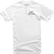 ALPINESTARS Corporate T - Shirt - White - 2XL 121372000202X - Electrek Moto