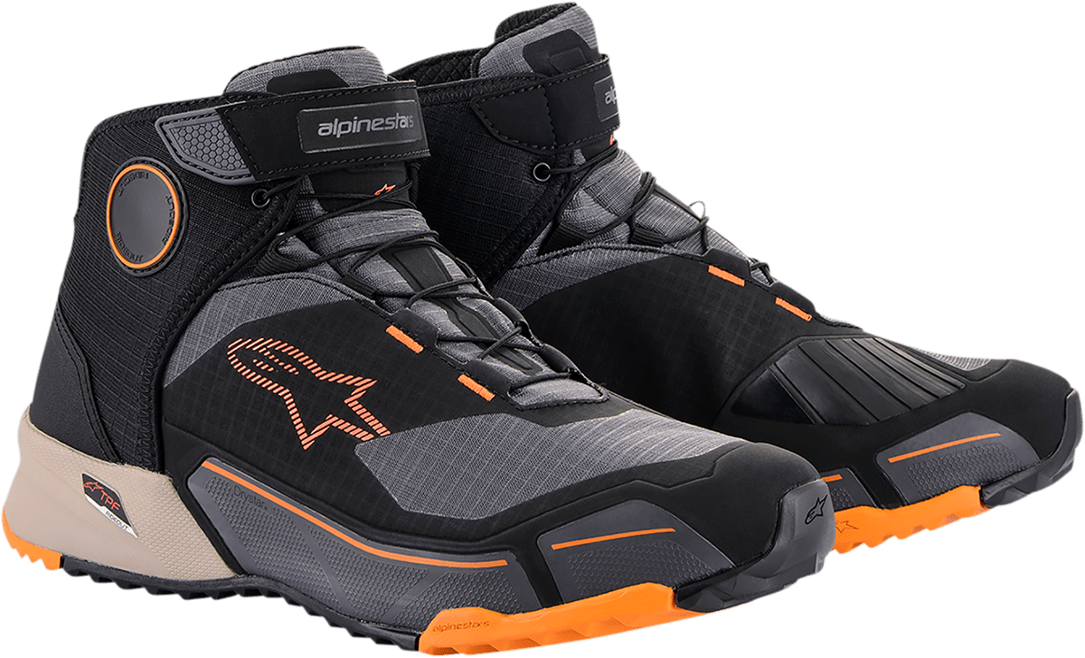 ALPINESTARS CR - X Drystar? Shoes - Black/Brown/Orange - US 10 26118201284 - 10 - Electrek Moto