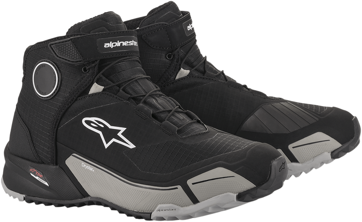 ALPINESTARS CR - X Drystar? Shoes - Black/Cool Gray - US 10 261182010510 - Electrek Moto