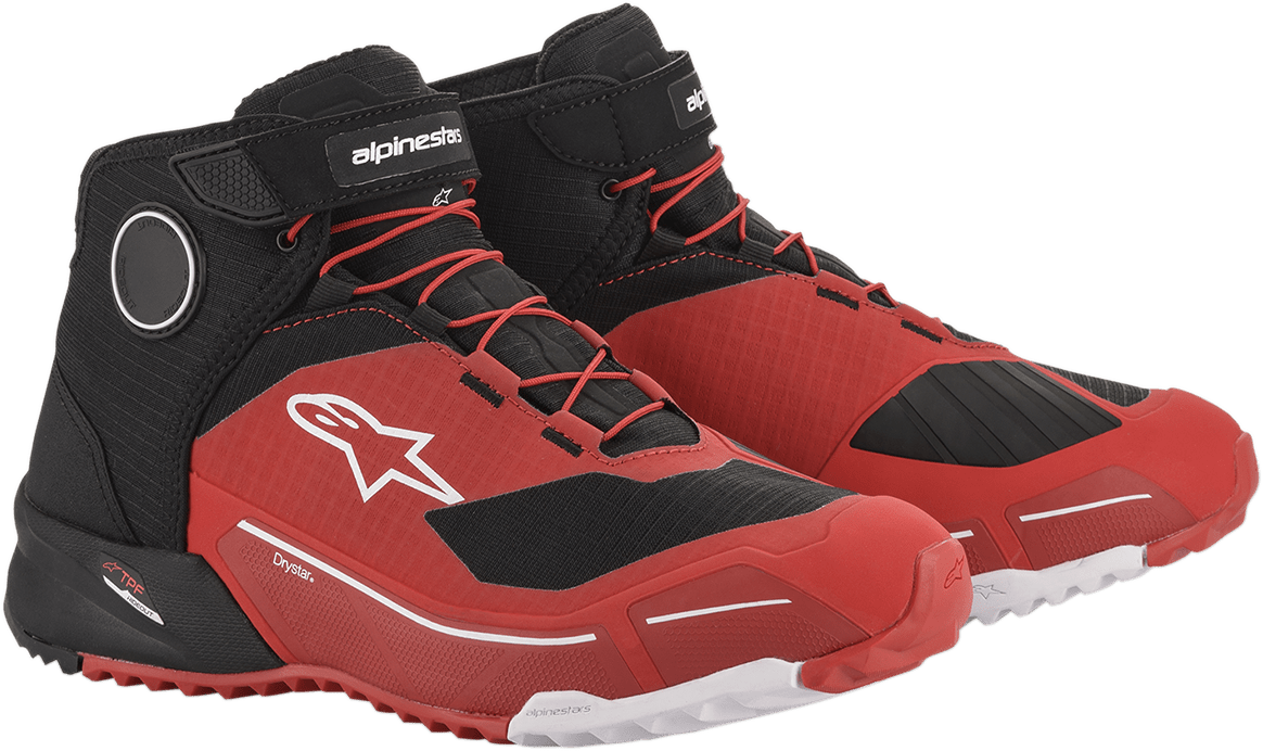 ALPINESTARS CR - X Drystar? Shoes - Black/Red - US 10 26118203110 - Electrek Moto