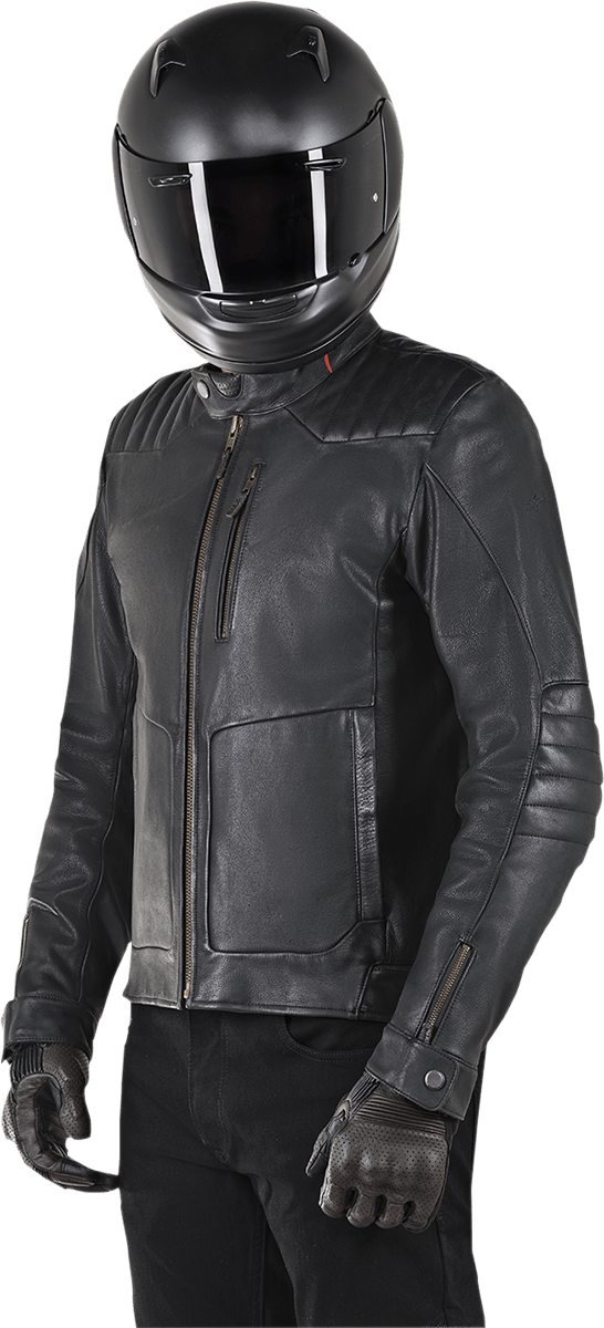 ALPINESTARS Crazy Eight Leather Jacket - Black - 2XL 3107819 - 10 - XXL - Electrek Moto