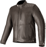 ALPINESTARS Crazy Eight Leather Jacket - Brown - 2XL 3107819 - 810 - XXL - Electrek Moto