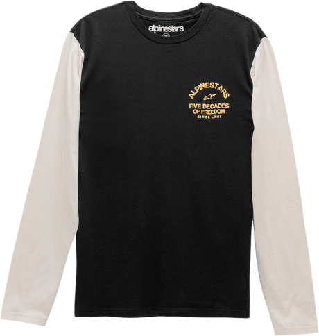 ALPINESTARS Decades Long - Sleeve T - Shirt - Black - 2XL 121174009102X - Electrek Moto