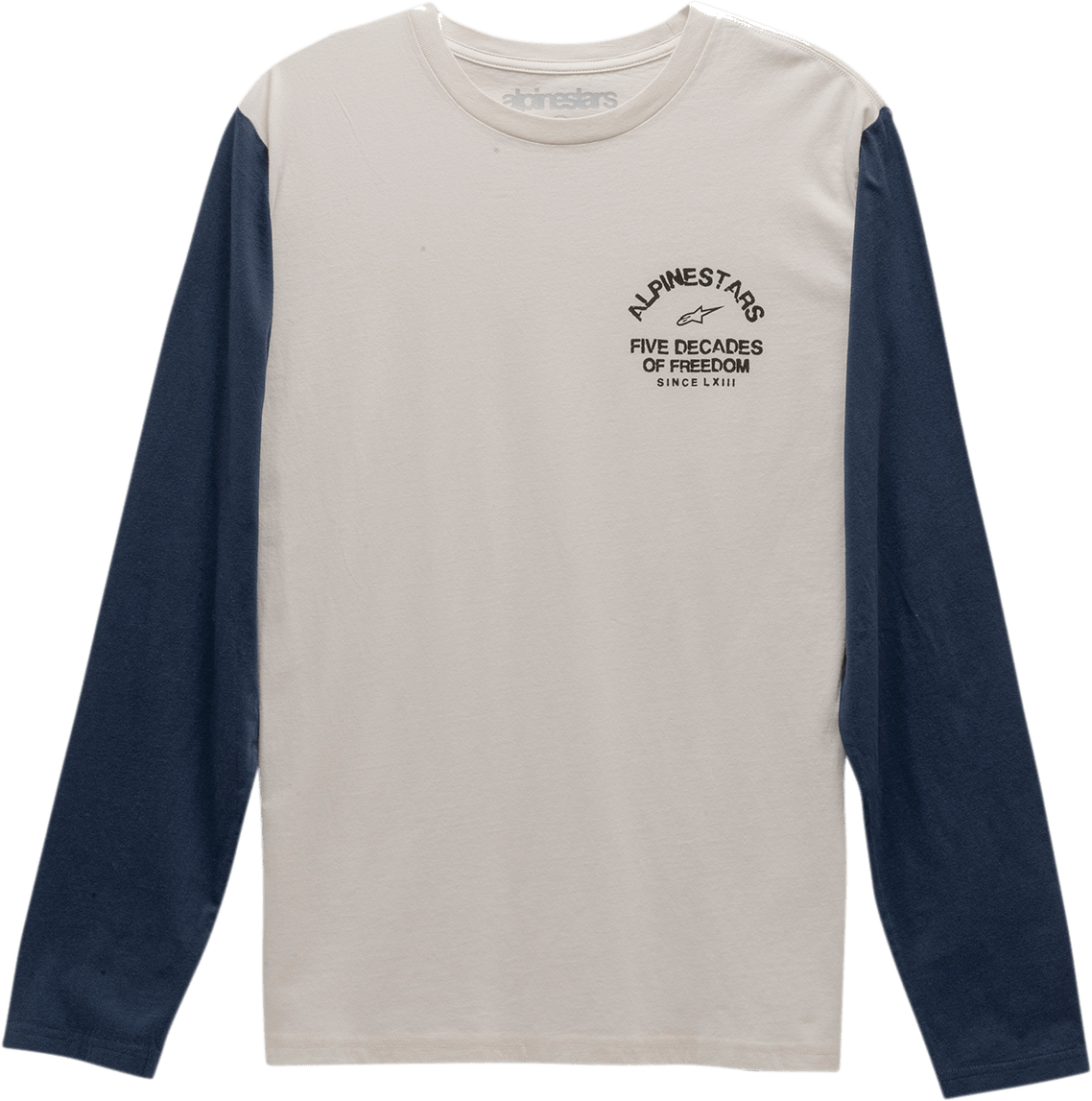 ALPINESTARS Decades Long - Sleeve T - Shirt - Natural - 2XL 121174009912X - Electrek Moto