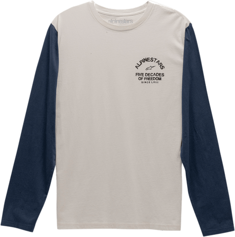 ALPINESTARS Decades Long - Sleeve T - Shirt - Natural - Large 12117400991L - Electrek Moto