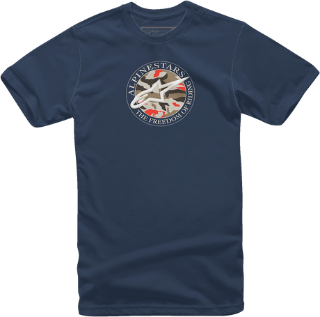 ALPINESTARS Dot Camo T - Shirt - Navy - XL 12137266070XL - Electrek Moto