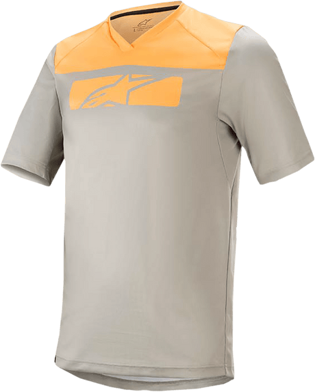 ALPINESTARS Drop 4.0 Jersey - Short - Sleeve - Gray/Orange - 2XL 1766220 - 6004 - 2X - Electrek Moto