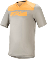 ALPINESTARS Drop 4.0 Jersey - Short - Sleeve - Gray/Orange - Large 1766220 - 6004 - LG - Electrek Moto