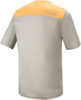 ALPINESTARS Drop 4.0 Jersey - Short - Sleeve - Gray/Orange - Large 1766220 - 6004 - LG - Electrek Moto