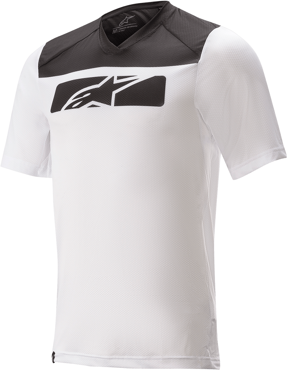 ALPINESTARS Drop 4.0 Jersey - Short - Sleeve - White/Black - 2XL 1766220 - 21 - 2X - Electrek Moto