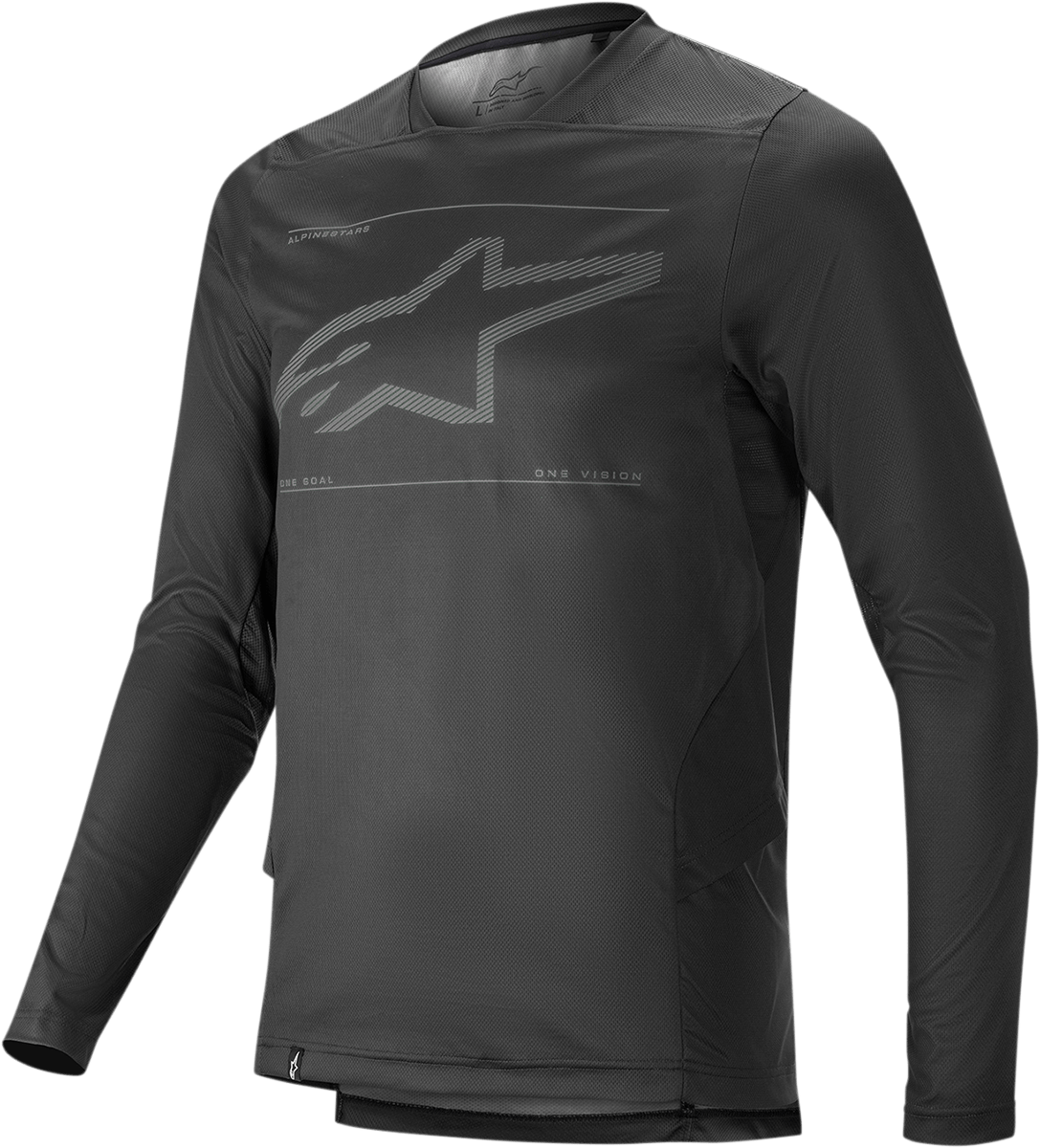 ALPINESTARS Drop 6.0 Jersey - Long - Sleeve - Black - 2XL 1766420 - 10 - 2X - Electrek Moto