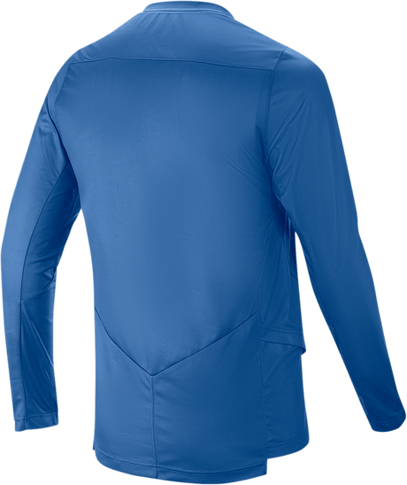 ALPINESTARS Drop 6.0 Jersey - Long - Sleeve - Blue - 2XL 1766420 - 7310 - 2X - Electrek Moto