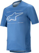 ALPINESTARS Drop 6.0 Jersey - Short - Sleeve - Blue - 2XL 1766320 - 7310 - 2X - Electrek Moto