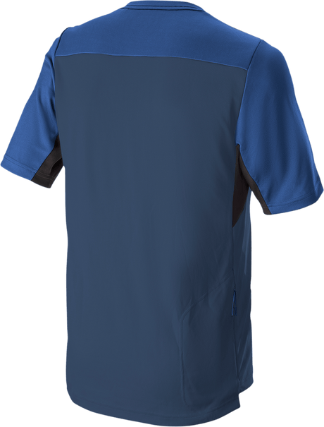 ALPINESTARS Drop 6.0 V2 Jersey - Short - Sleeve - Midnight Blue/Black - Small 1766322 - 7319 - SM - Electrek Moto
