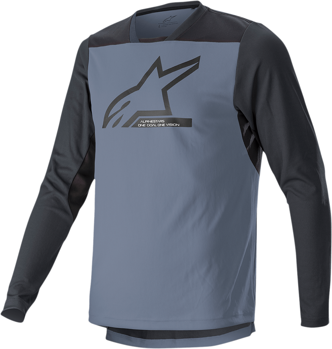 ALPINESTARS Drop 6.0 V2 Long - Sleeve Jersey - Black/Gray - 2XL 1766422 - 9291 - 2X - Electrek Moto