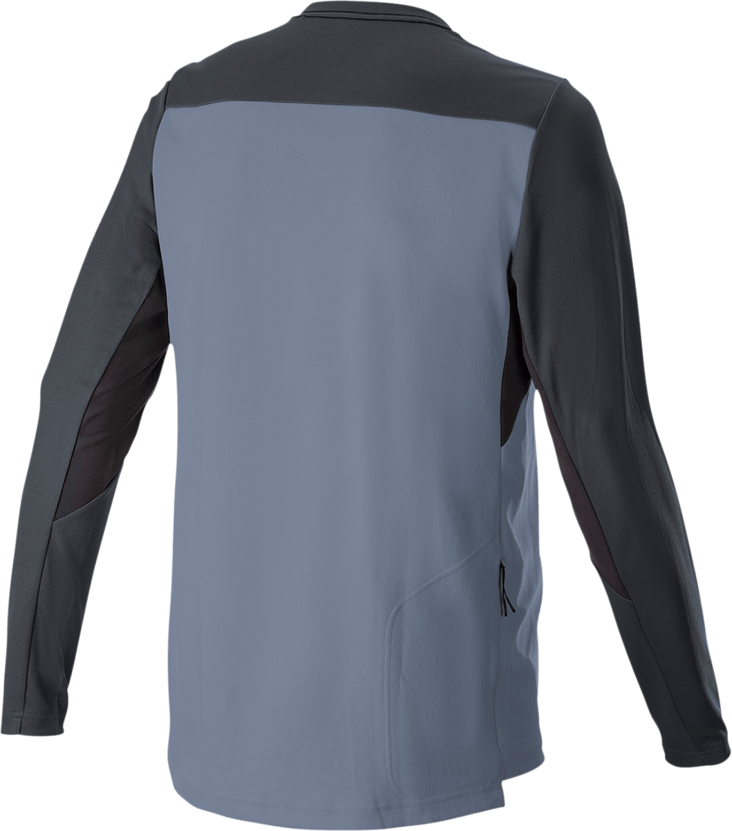 ALPINESTARS Drop 6.0 V2 Long - Sleeve Jersey - Black/Gray - 2XL 1766422 - 9291 - 2X - Electrek Moto