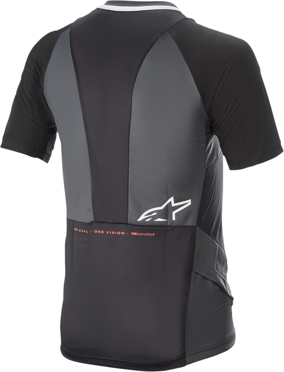 ALPINESTARS Drop 8.0 Jersey - Short - Sleeve - Black/Coral - 2XL 1766621 - 1793 - 2X - Electrek Moto