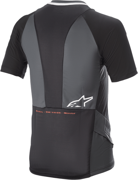 ALPINESTARS Drop 8.0 Jersey - Short - Sleeve - Black/Coral - Large 1766621 - 1793 - LG - Electrek Moto