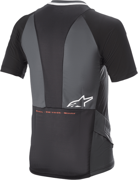 ALPINESTARS Drop 8.0 Jersey - Short - Sleeve - Black/Coral - Medium 1766621 - 1793 - MD - Electrek Moto