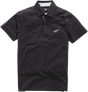 ALPINESTARS Eternal Polo Shirt - Black - Medium 10184100410M - Electrek Moto